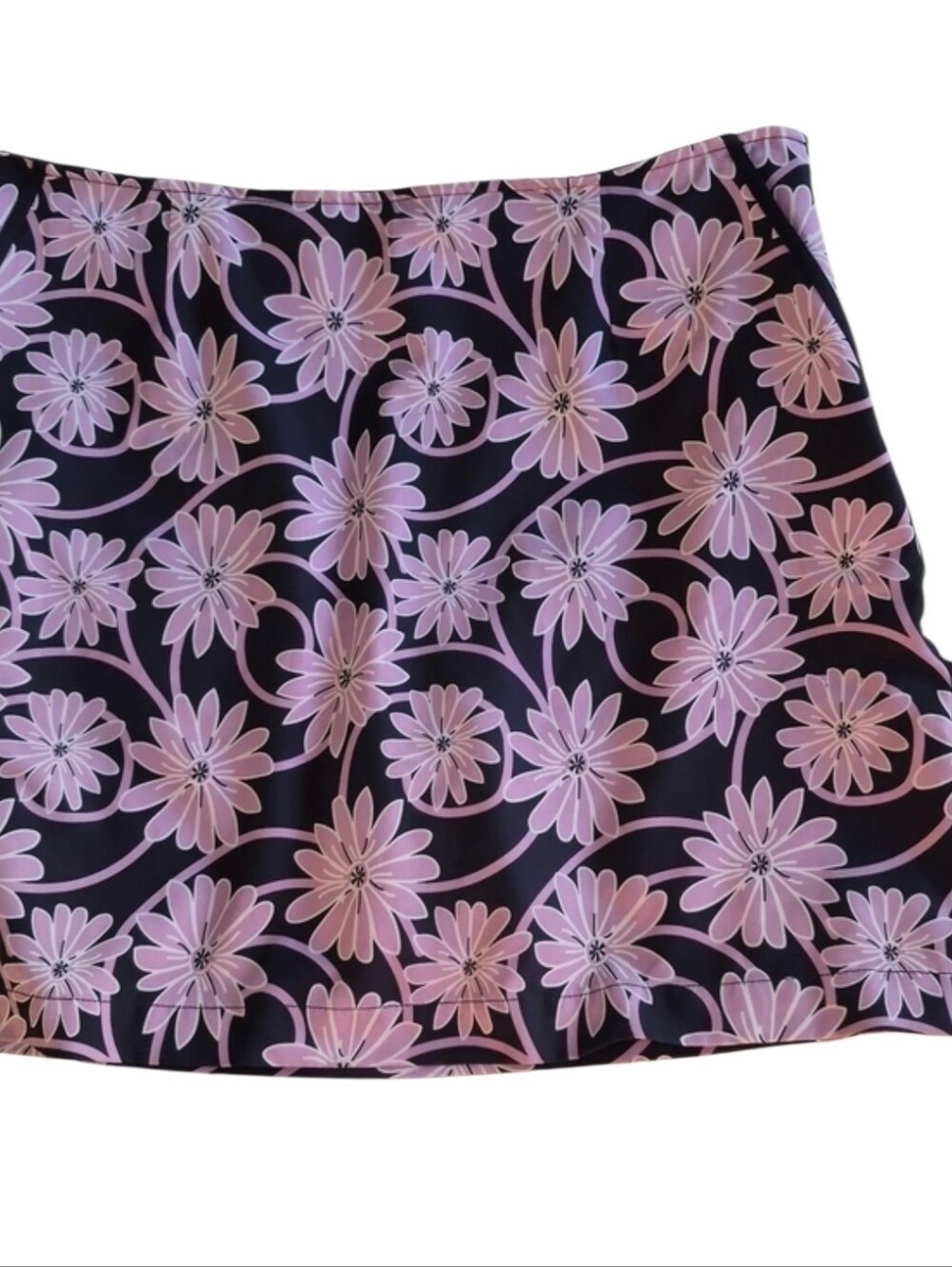 Golftini Size 6 Floral Athletic Skort Wine Down Golf Tennis Purple Pockets